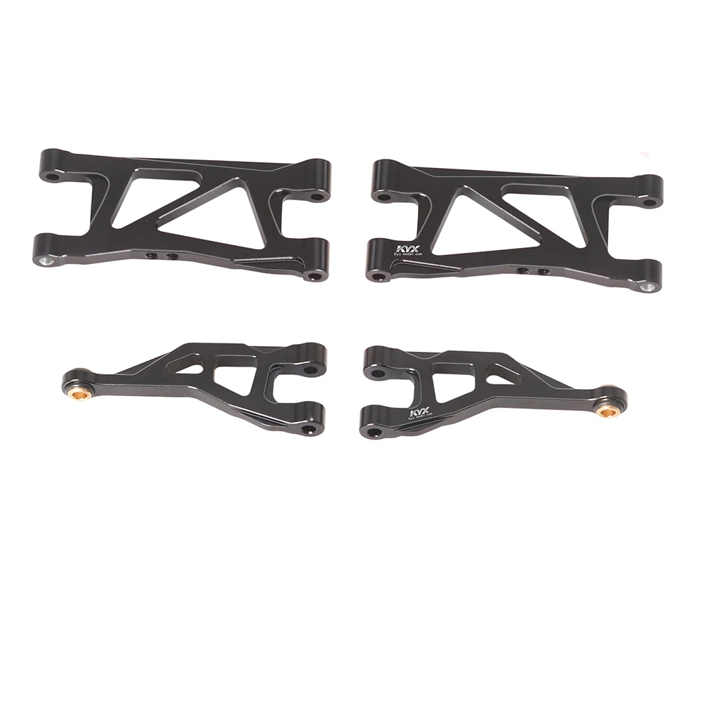 KYX Racing Aluminum Rear Suspension Arm Set Upgrades Parts Accessories for 1/14 RC Crawler Car ARRMA Mojave Grom