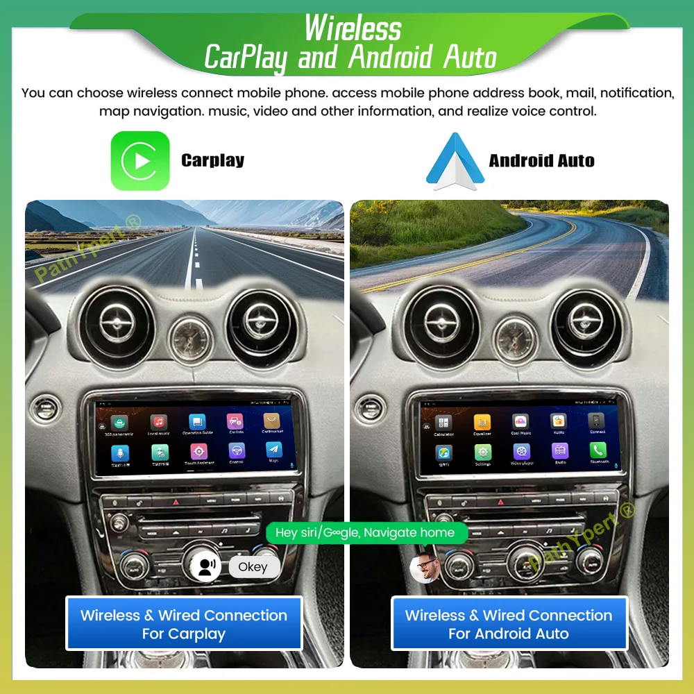 

10.25"Wireless Carplay For Jaguar XJL XJ 351 2010-2019 Multimedia Player Android 15 Car Radio GPS Navigation Bluetooth Head Unit