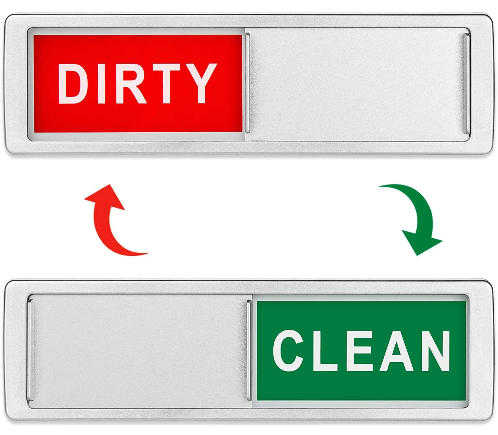 Dishwasher Magnet Clean Dirty Sign Shutter Only Changes When You Push It Non-Scratching Strong Magnet or 3M Adhesive Options Ind