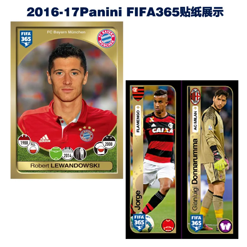 Panini FIFA365 2017 Official Star Stickers Messi Ronaldo Football Star Collection Stickers - view 4