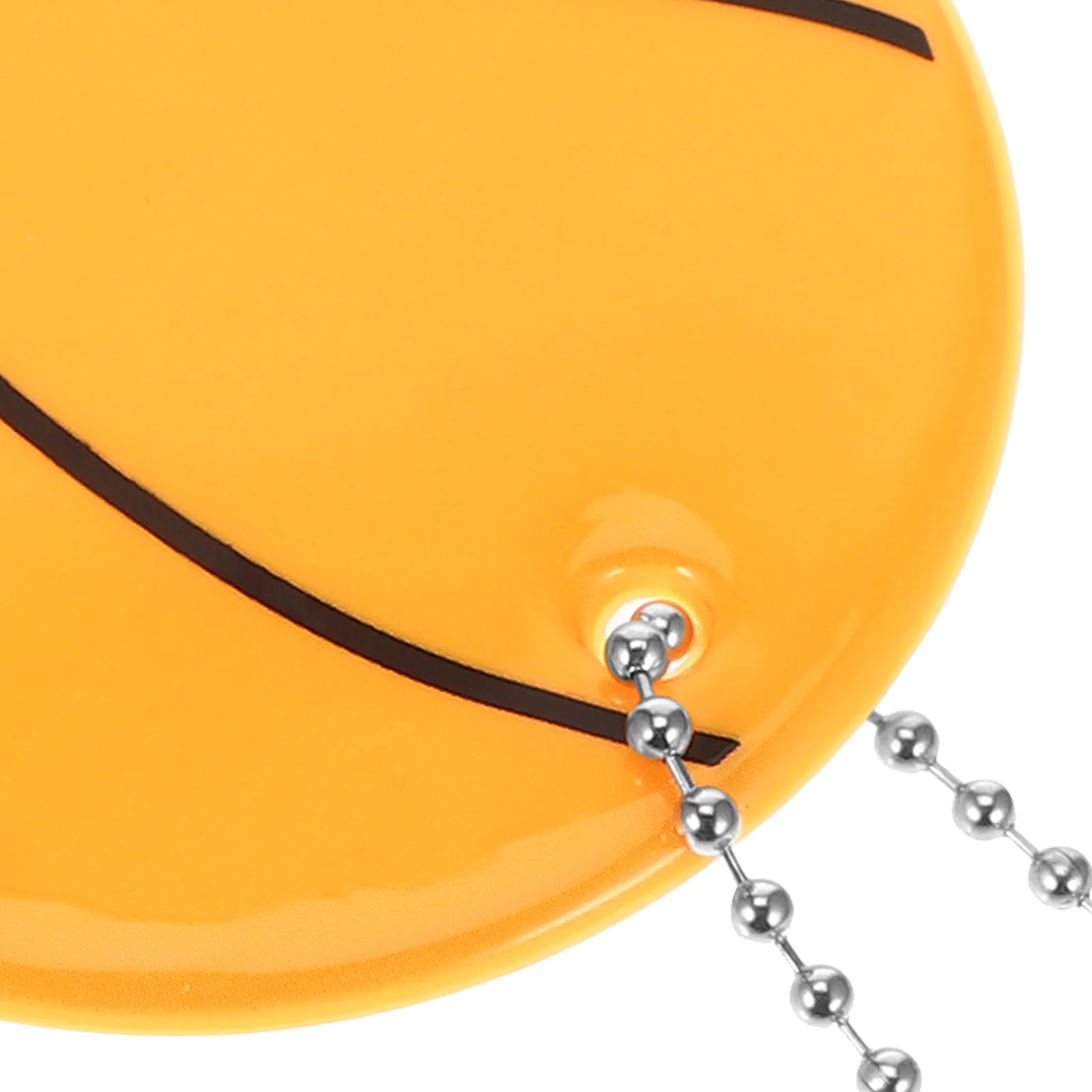 

6PCS Reflective Basketball Keychains 6CM Bright Safety Pendants Silver Set for Backpacks Keys Night Wear Party