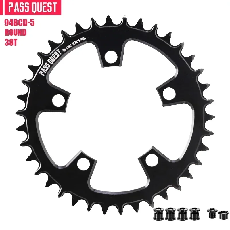 94 bcd自転車チェーンリング、10/11/12スピード、32t/34t/36t/38t/40t