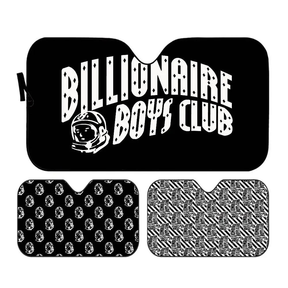 B-Billionaire Cool B-Boys Club Windshield Sunshade Anime Cute Car Front Windshield 70x130cm Sun Visor Heat Reflector
