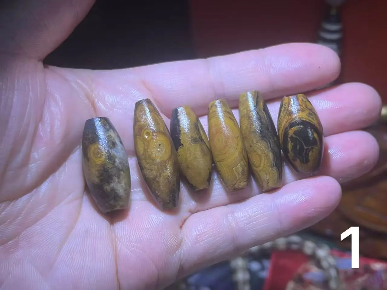 

6pcs/lot Crystal Cave Inner Mongolian Dzi Bead Raw Stone Unprocessed Texture World's Most Powerful Weathering wholesale 20-40mm