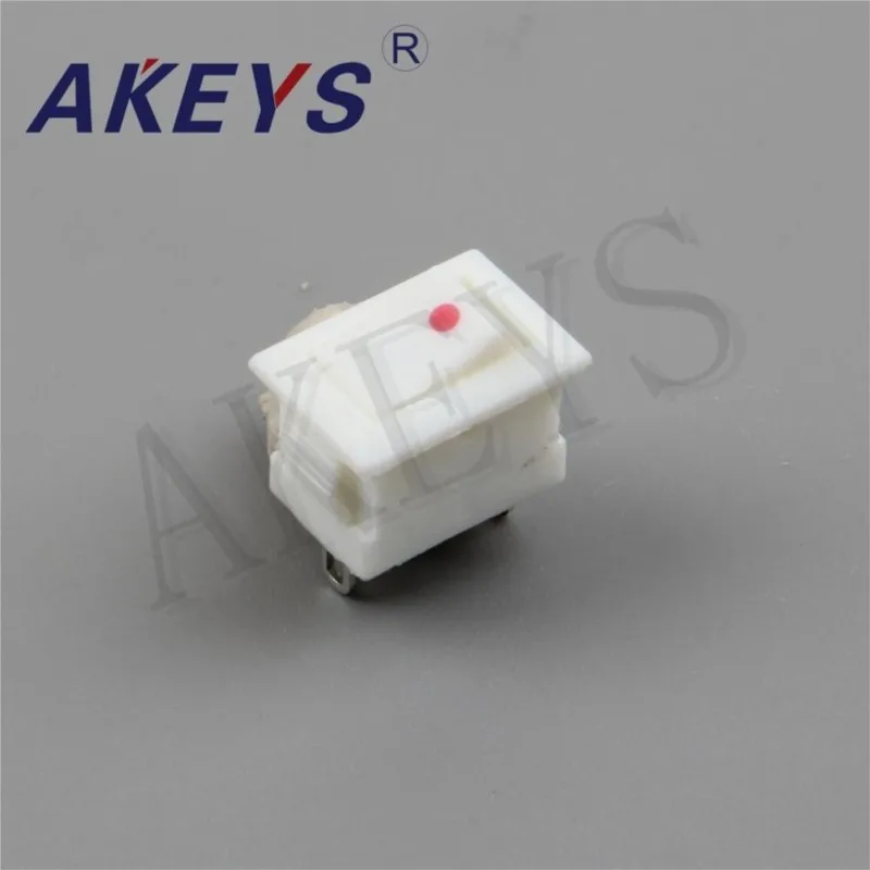 10PCS KCD1-101-3P 3pins rocker switch with white point for stirrer