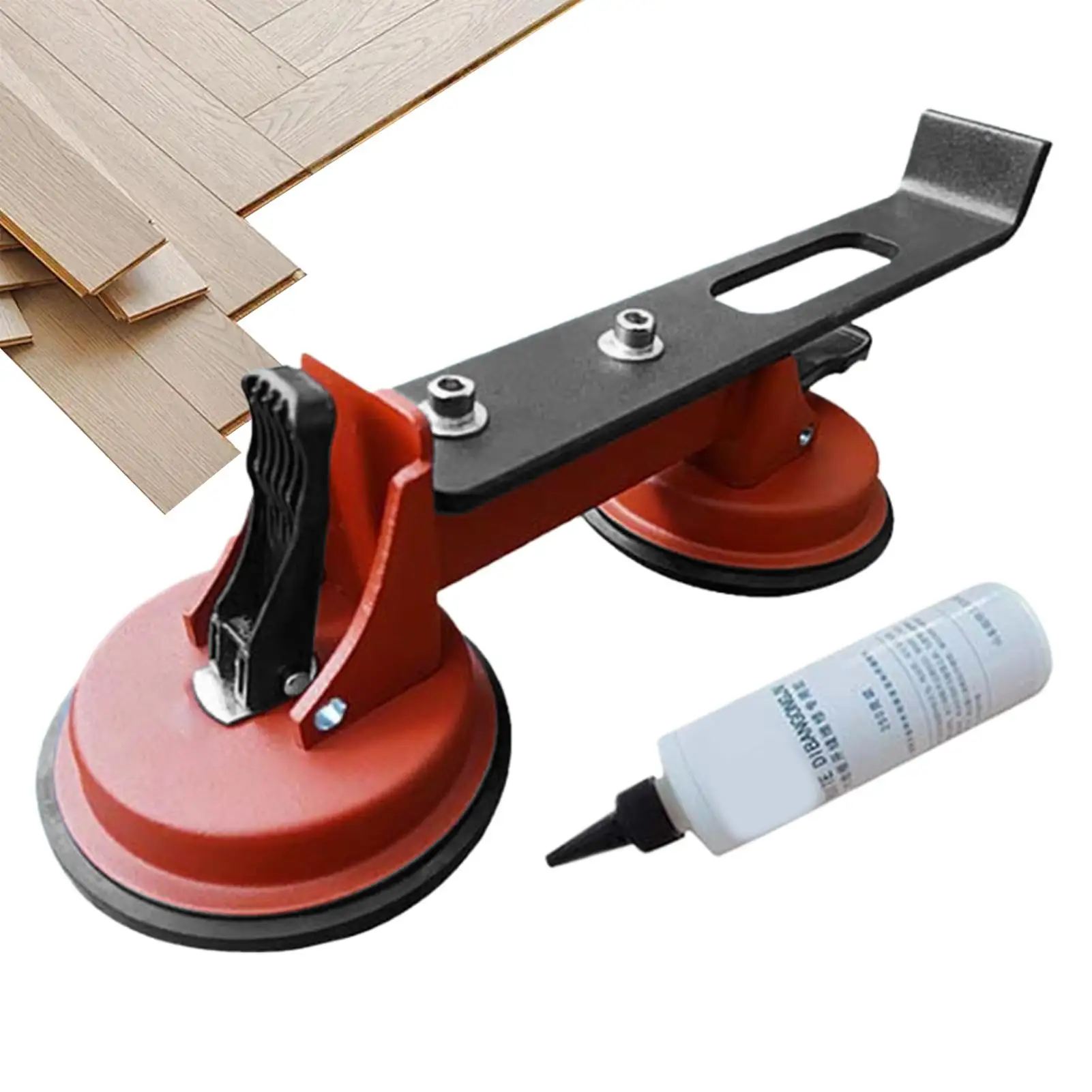 Heavy Duty Floor Gripper Suction Cup Plank Lifter Crack Repair Puller Tool for Wood Tile, Bathroom Kitchen Living Room Hotel