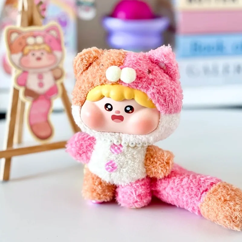 New Meatball Cotton Candy Xiaobao Blind Box Second Generation Vinyl Doll Desktop Ornament Figure Collectable Toy Ornament Gifts