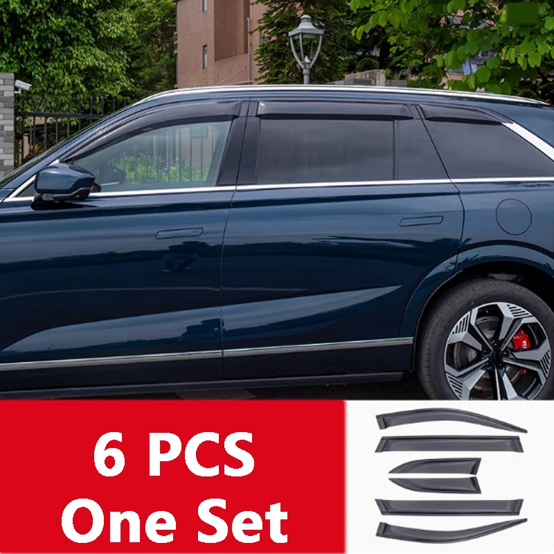 

For GWM Wey 07 Lanshan 2024 2025 Car Window Visor Door Rain Sun Shield Side Windows Vent Shades Sun Rain Guard Accessories