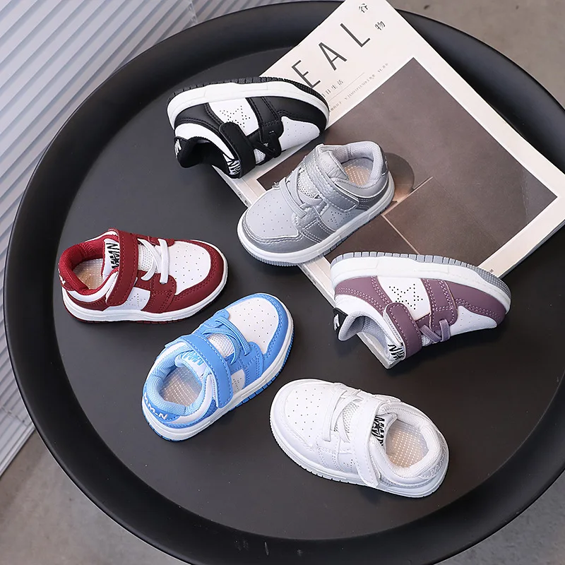 Spring Autumn Boy Girl Soft-soled Sports Shoes Children Panda Breathable Sneakers Kid Non-slip Running Shoes Student Casual Shoe