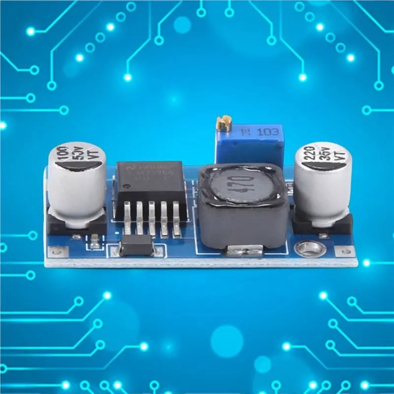 B27B LM2596S 8PCS DC-DC Step-Down Power Supply Modules 3A Adjustable 1.5-35V Step-Down Power Modules