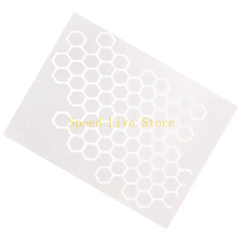 547C Honeycomb Hexagonal Pattern Car Sticker, Adhesive PVC Decals for Car/Truck Motorbike Side Stickers