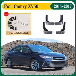 4Pcs Mudguards For Toyota Camry 50 XV50 2015 2016 2017 Tire Mudflap Fender Flares Mud Flap Splash Wheel Exterior Part Accessorie