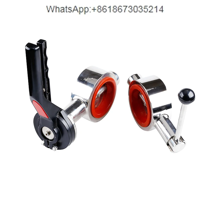 304 Stainless Steel Duckbill Clip Butterfly Valve Wide Turbine Flange Clip D71X-16P-DN50