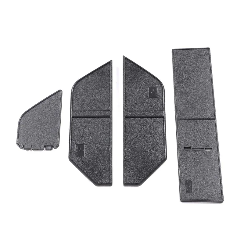 For 2024-2025 Kia EV9 ABS Black Car Automotive Passenger Glove Box Partition Automotive Modification Accessories 4