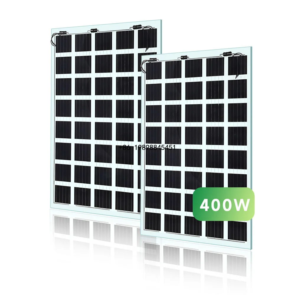 Photovoltaic Module That Merges Energy Production Architectural Design Yangtze 400W BIPV Solar Pane 400Watt Building Integrated