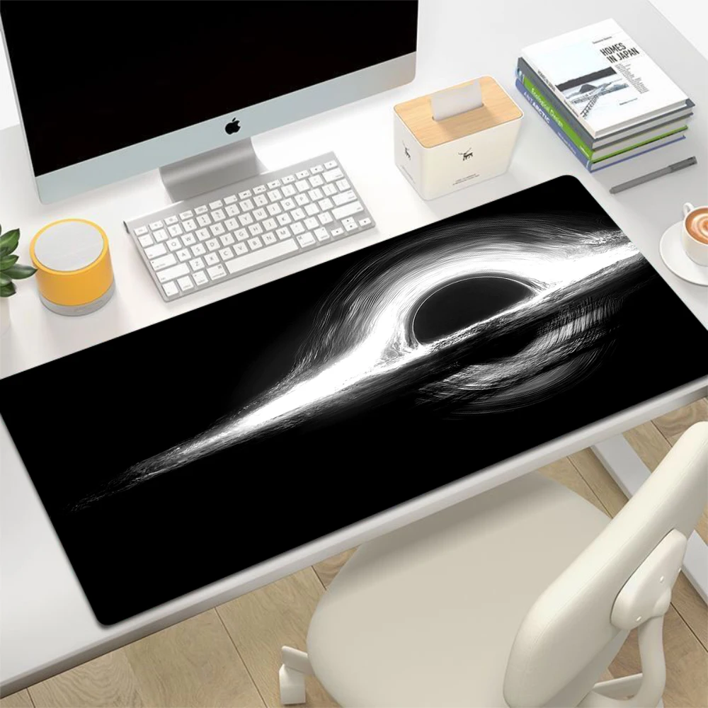 Space Earth Starry Sky Mouse Pad Gamer Pc Gaming Accessories Rubber Mat XXL Space Deskmat Keyboard Cabinet Mause Laptops Mats — Space