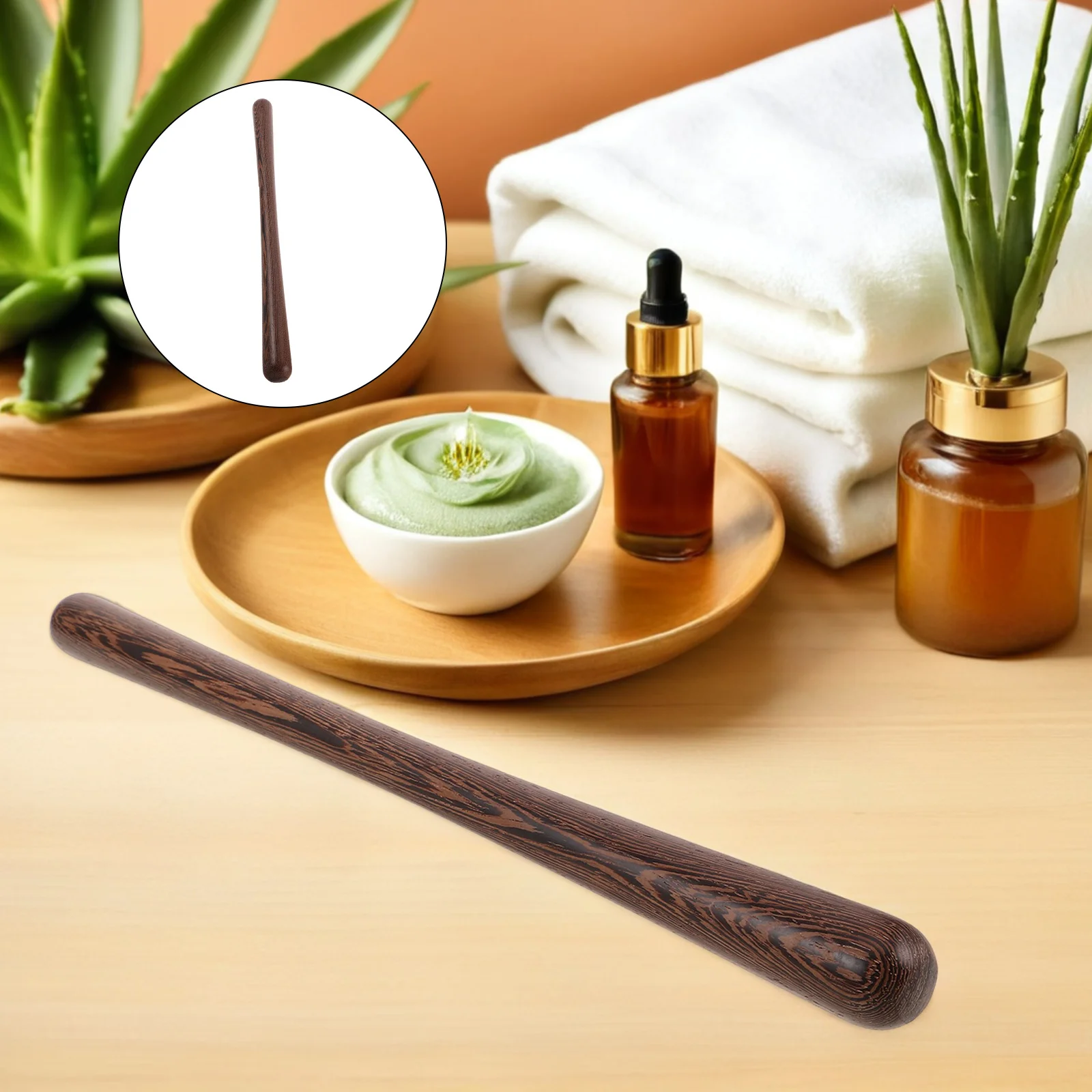 

Wood Guasha Massage Stick Deep Tissue Back Massager Manual Muscle Roller Body Meridian Therapy Tool Portable Muscle Relaxation