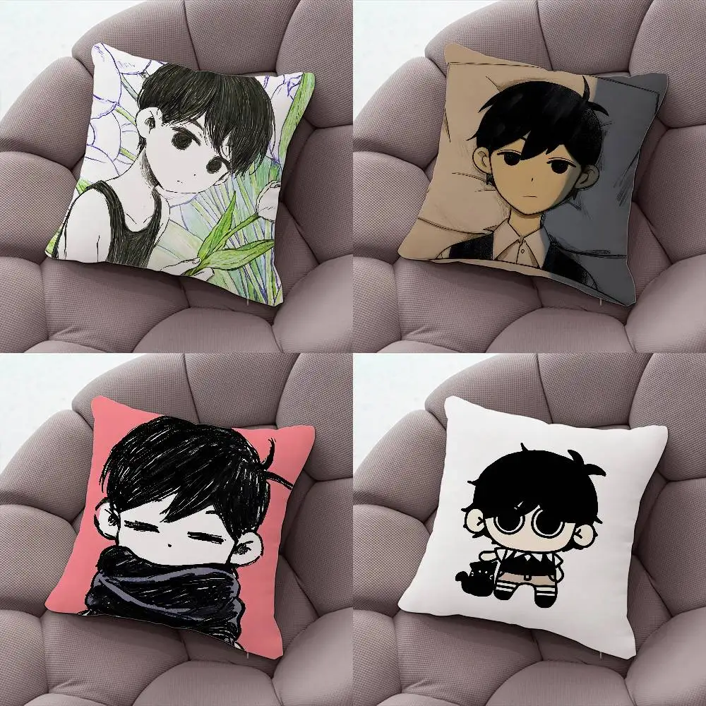 

Sunny O-Omori Game Pillow Case Plush Fabric Soft Pillowcase Double Sided Print Cushion Cover Household Gifts