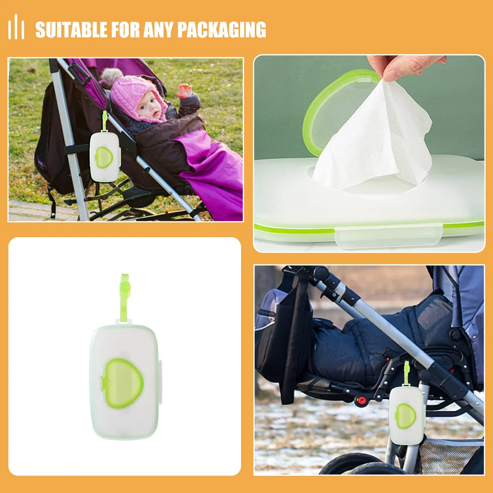 2 pçs portátil toalhetes caixa resistente pp material molhado toalhetes de armazenamento para o bebê viagem lenços umedecidos caso de viagem caixas de tecido