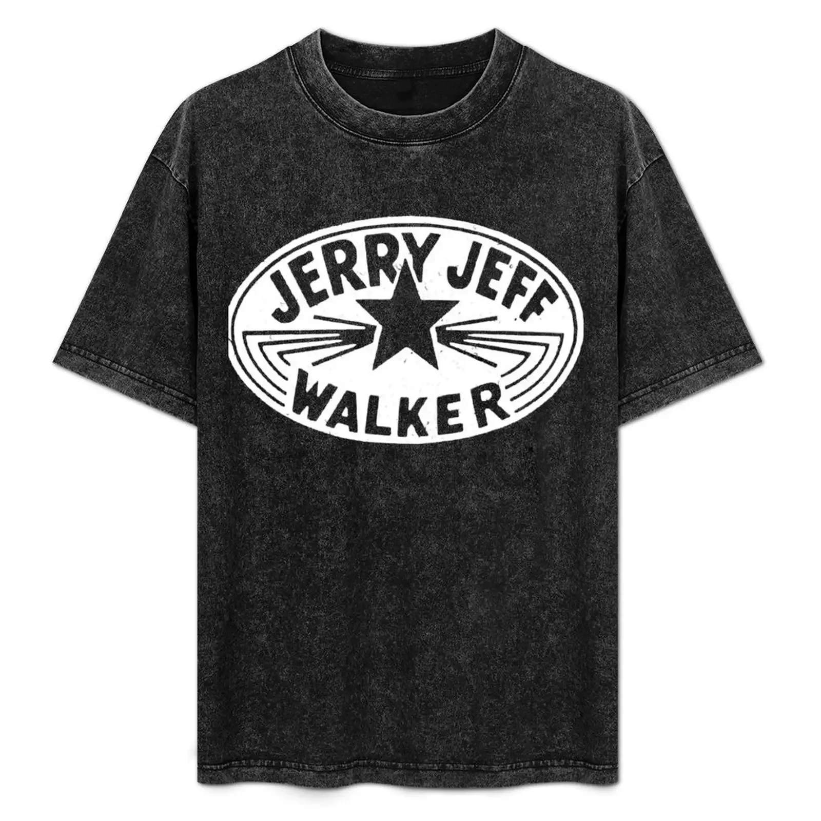 

Jerry Jeff Walker white vintage logo Classic Essential T-Shirt man t shirt plus sizes valentines clothes Men's clothing