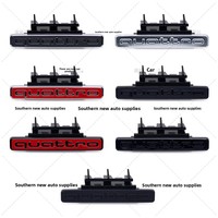 Audi Quattro Four-Wheel Drive Car Grille Emblem Modification Rear Badge Clip-On Vehicle Logo Suitable for Automobile Decoration 