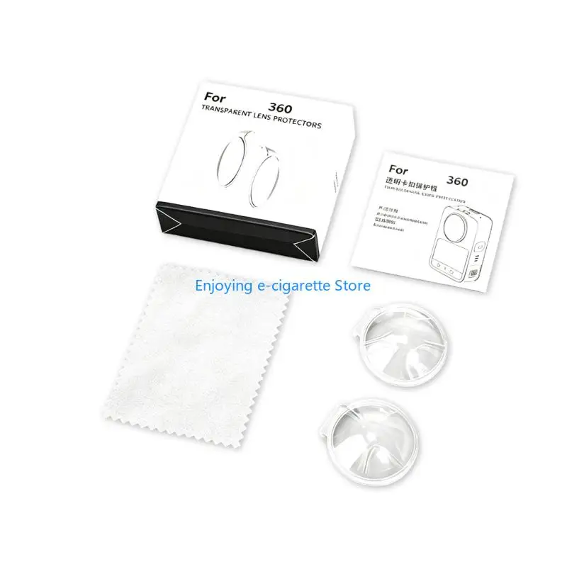 Objektivschutz-Set zum Aufstecken, kompatibel mit Osmo360 Ⅱ, klare Kameraobjektivabdeckung Y4QF – Detail 5