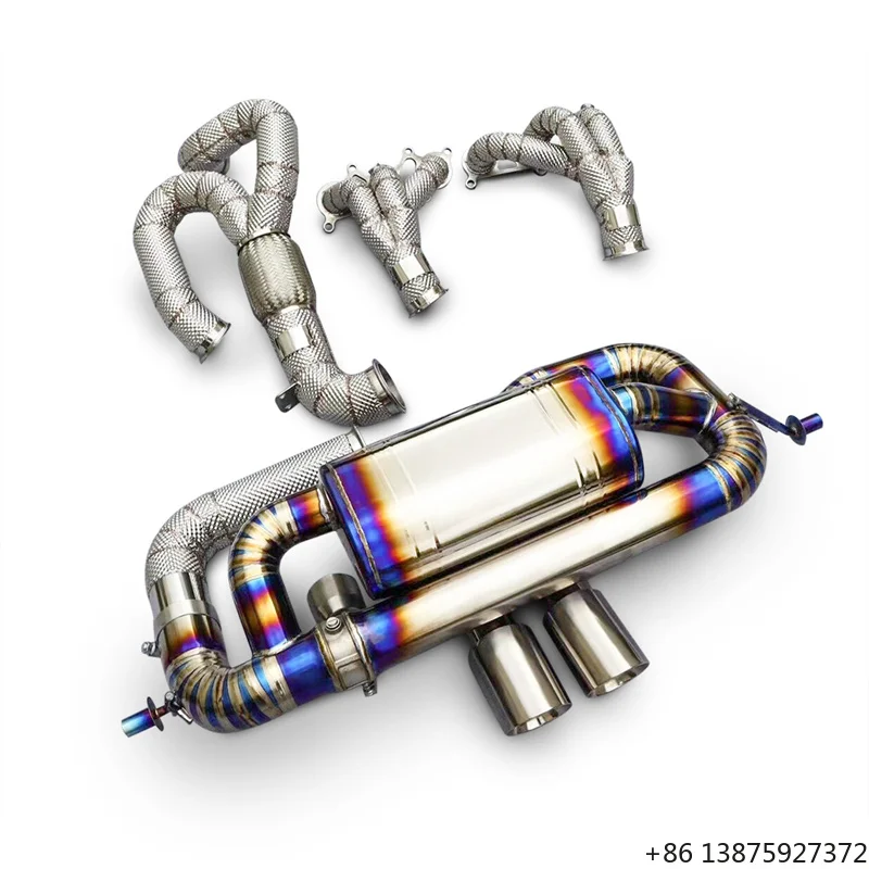 Precision Titanium Alloy Exhaust Pipe Muffler for Lotus Evora GT410 3.5T 2018-2022 Cat Back Performance Racing Exhaust System