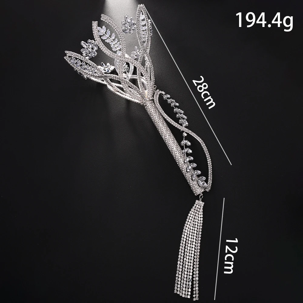 2025 Fashion Bridal Rhinestone Bouquet Holder Wedding Accessories DIY Marriage Rose Flowers Holding Bouquets Dress Women Jewelry