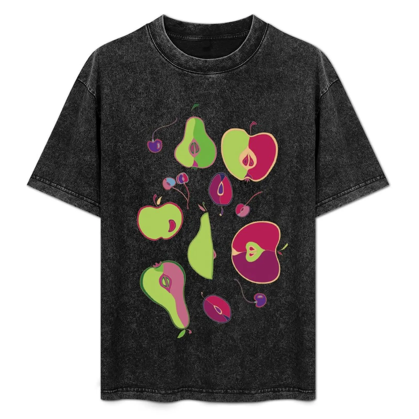 

Футболка с коллекцией фруктов, одежда, футболки большого размера, мужские модные рубашки, подарки для парня, мужские забавные футболки