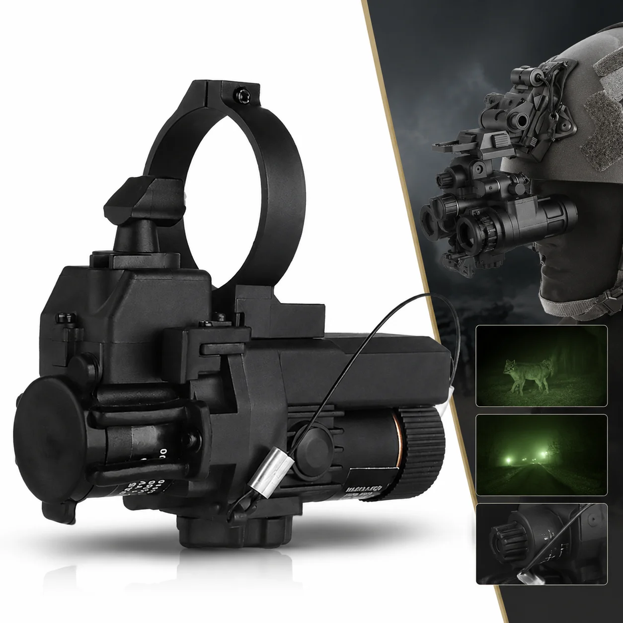 Thermal Fusion Night Vision Dummy Model for PVS-7/14/15/18/23/31/22/24/26 GPNVG-18 Model, No Function NVG for Cosplay Props