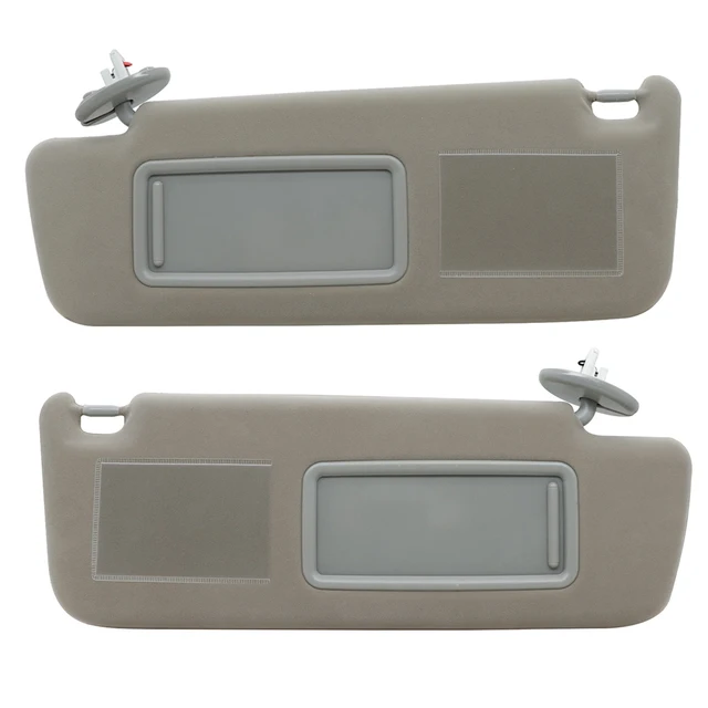 Osłona przeciwsłoneczna do Toyota Land Cruiser J12 2002-2009 do Prado LC120 2003-2009 po stronie kierowcy i pasażera z lampą LED 74310-6A020