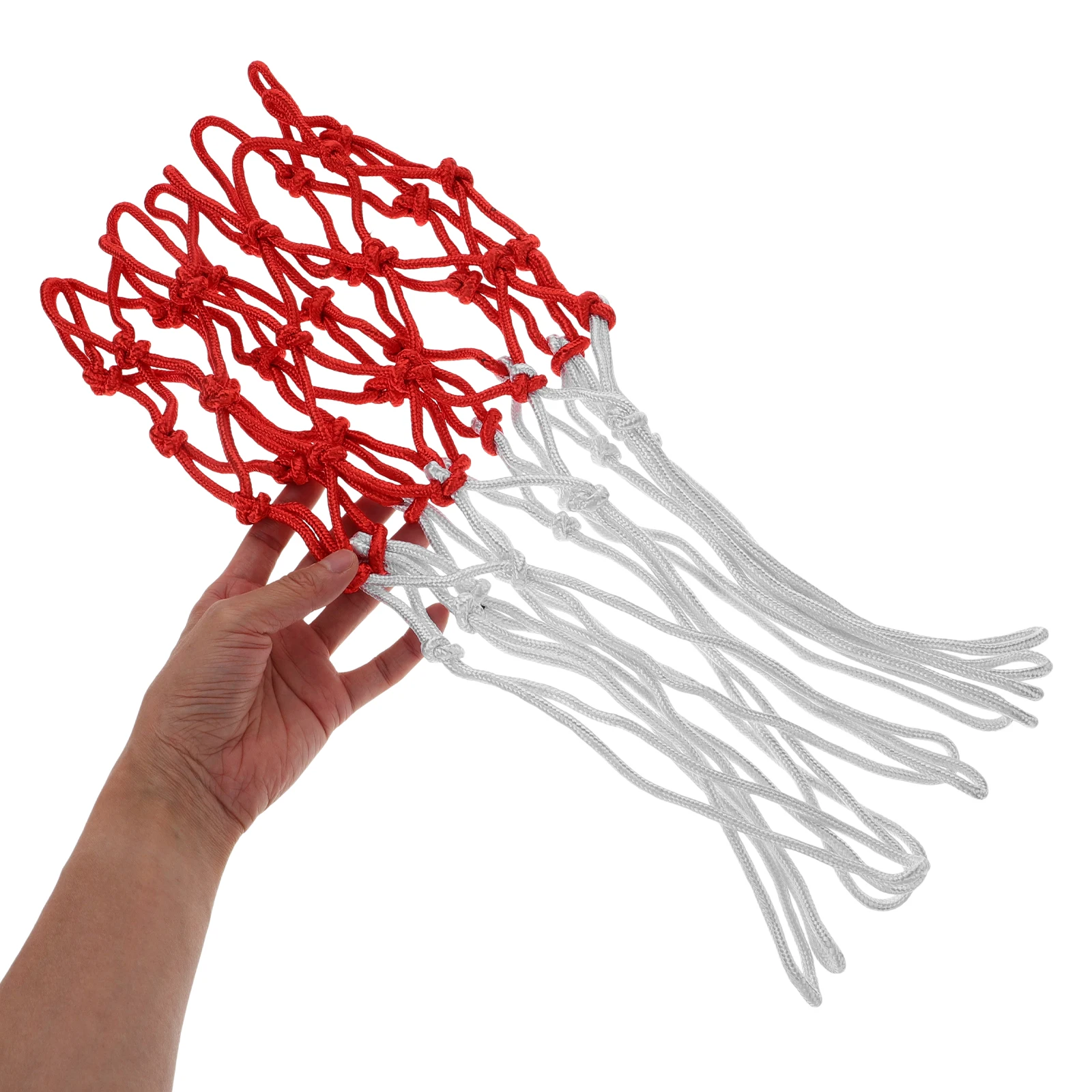 

2pcs Basketball Frame Net Heavy Duty Replacement Outdoor Home Gym Stadium Use Catcher Netting for Hoop Training Play