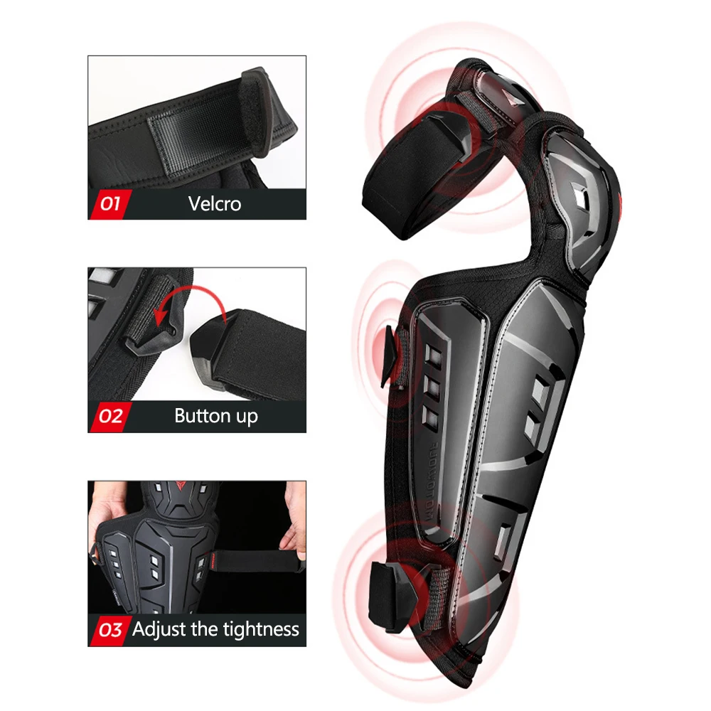 Riding Protective Gears 4Pcs/set Outdoor Sport Equipment Knee Elbow Protective Pads Motorcycle Motocross Skating Protectors