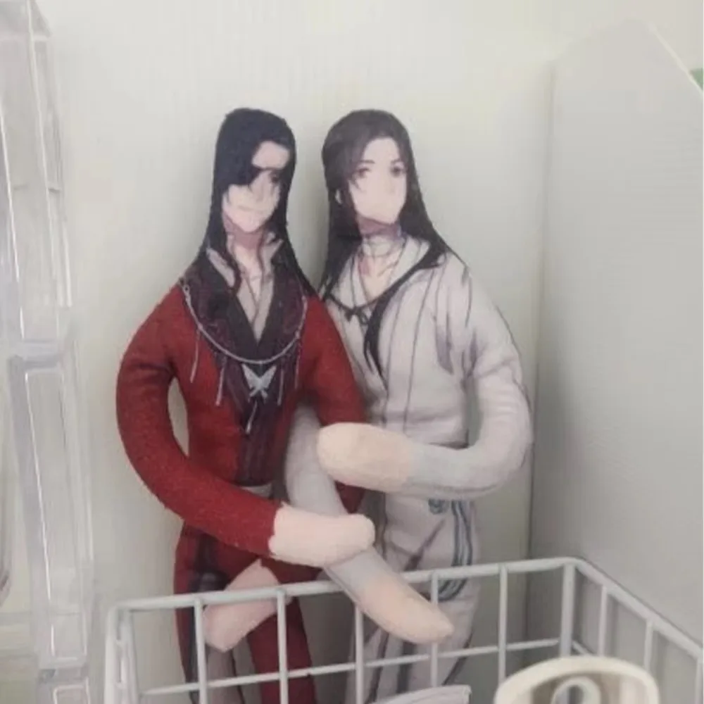 Anime Tian Guan Blessing figure Hua Cheng Xie Lian Plush Toys cotton abstract Doll Plushie Anime Cosplay Figure Christmas Gift