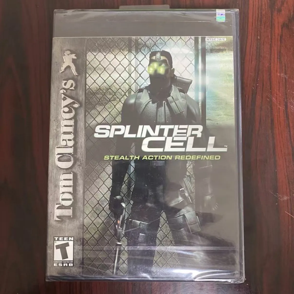 disque-de-jeu-authentique-d'occasion-pour-ps2-tom-clancy's-splinter-cell-version-americaine-avec-manuel