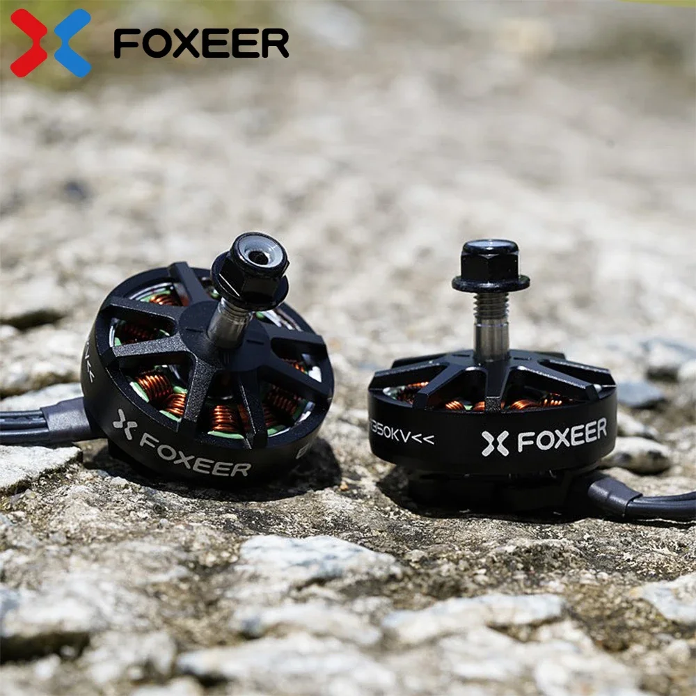 FOXEER Black Hornet 2806.5 1350KV 4-6S The Ultra-light Emi-hollow Titanium Shft Brushless Motor  for FPV Racing Drone/Quadcopter