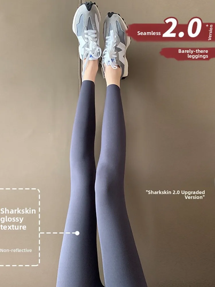 

Женские тонкие эластичные леггинсы Hong Kong Ark Skin Yoga Pants для похудения, укороченные (7/8), осенняя коллекция