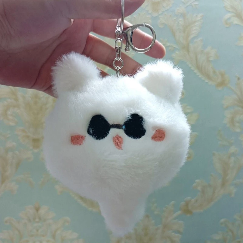 Anime Jujutsu Kaisen Gojo Satoru Cat Pluszowa zabawka Śliczny haft Pluszowe zwierzęta Lalki Wisiorek Zabawki z kreskówek dla dzieci Prezent