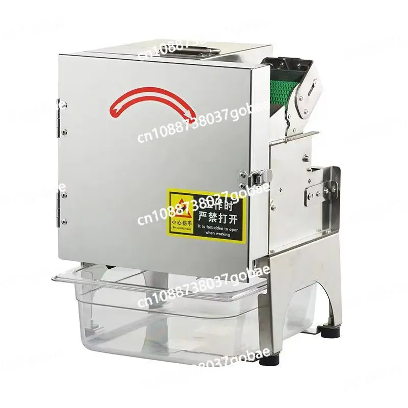 

Commercial automatic vegetable cutter Electric pepper slicer Sauerkraut medicinal sausage slicing machine