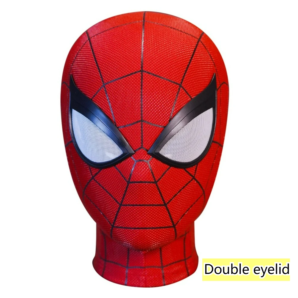 

Full Head PS4 Spider-Man Mask with A Pairs of Eyes Game Restoration Handmade Silk Screen Printing Version