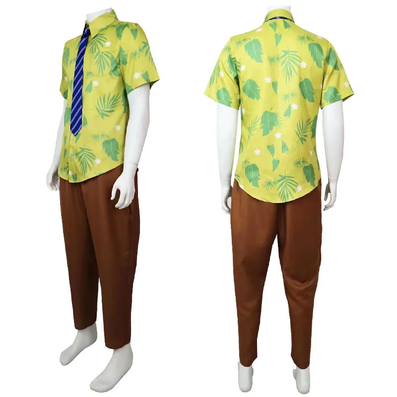 

Anime Nick Cosplay Cosplay Costume Men Wilde Shirt Pants Tie Summer Uniform Set Halloween Party Role Play Nick Clothing