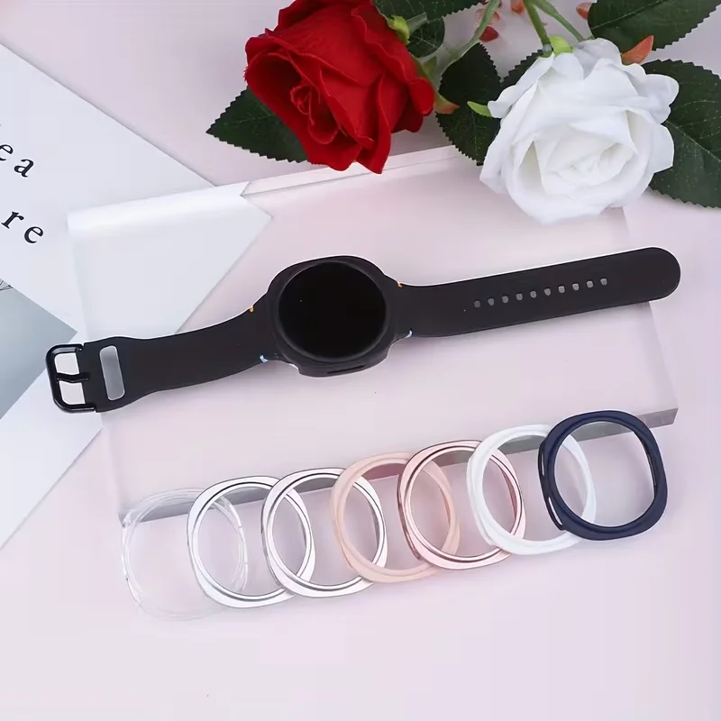 Bumper Case für Samsung Galaxy Watch 8 40 mm 44 mm Rundum-Schutzhülle PC Hard Cover Galaxy Watch 8 Classic 46 mm Zubehör