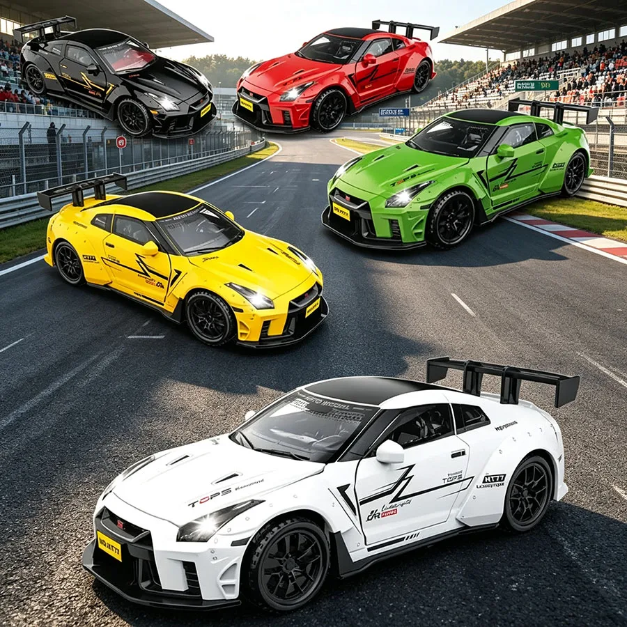 Inertial children's car music light 1pcsdoor opening and closing urban racing boy model car toy. Various styles, Christmas gift.