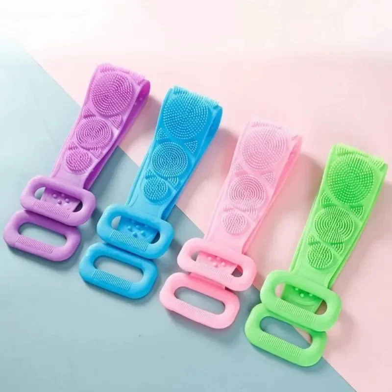 1 stücke Silikon Wäscher Zurück Massage Peeling Schwamm Badezimmer Bad Pinsel Peeling Dusche Pinsel Körper Waschen Peeling Entfernung Bad Schwamm