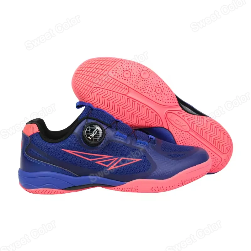 LOKI Professional Ping Pong Shoes for Men Women Lightweight Lace-up Free Table Tennis Shoes Anti-slip Shock Absorbing Footwear