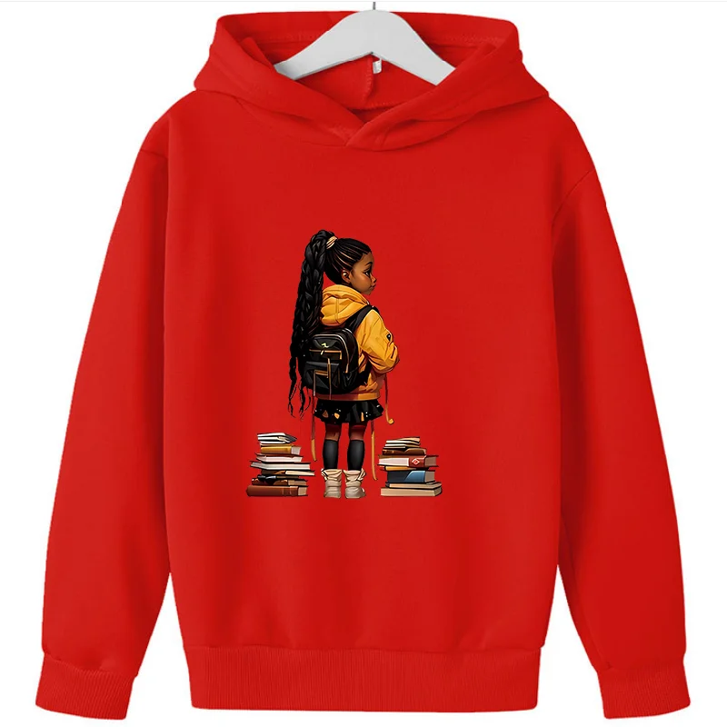 

Polyester Casual Tracksuit Modal Hoodies Schoolgirl Print Slightly Elastic Girls Clothes Kids Clothes Girls Sweatshirt Sweater