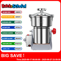 220V 1000g/2000g Grains Spices Herbal Cereals Coffee Dry Food Grinder Mill Grinding Machine gristmill Home flour powder crusher