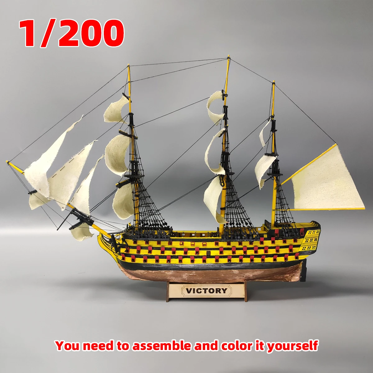 1/200 HMS Victory Savaş Gemisi - Model Kit U Boat incelemesi ve fiyatı