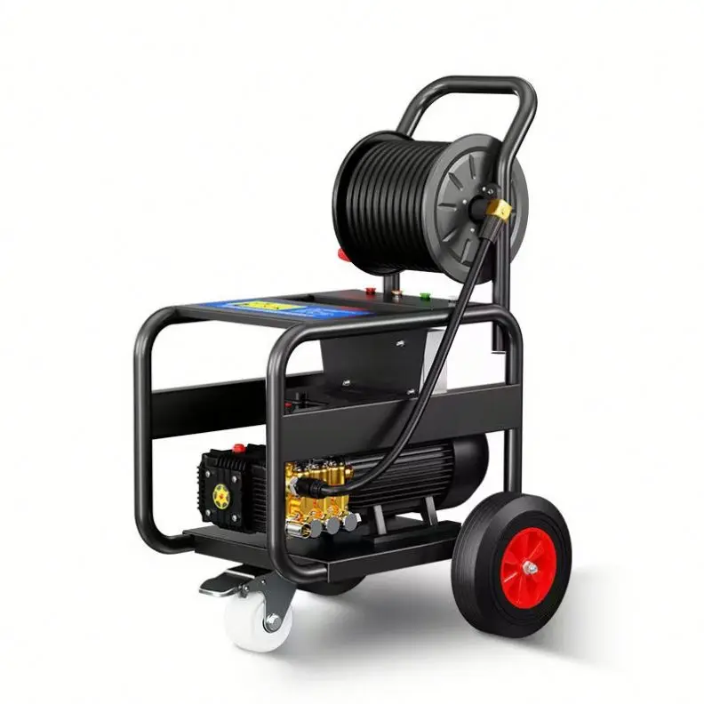 

High Pressure Electric Sewer Cleaner Small Commercial Water Supply Pipe Cleaning Machine New Municipal Dredging Tools Hotels Car