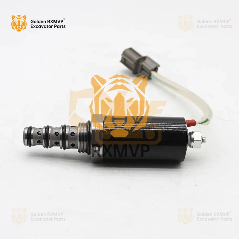 For Kobelco Pump Fuel Solenoid Kdrde5kr 20 40c07 203a For Kawasaki Construction Spare Parts Sk200 2 Xcg220 Xcg230 Excavator